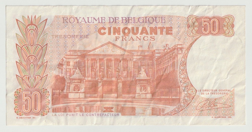 Belgium 50 Francs 1966