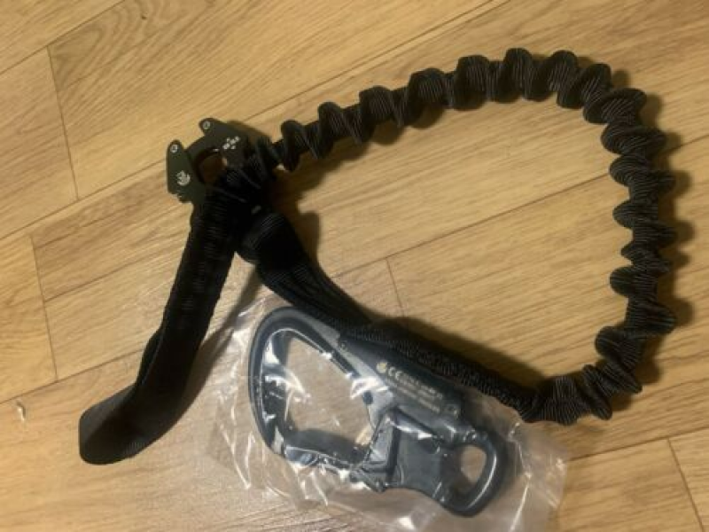 Quick Release Elastic Safety Rope Double End Draping Buckle Functional Version