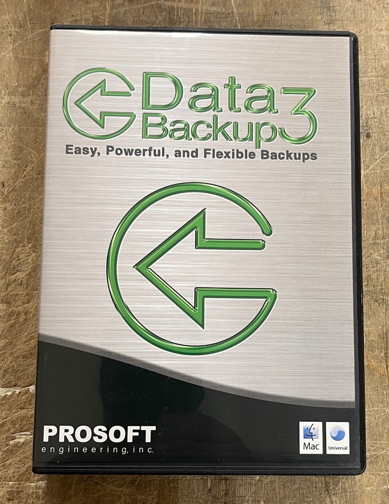 PROSOFT Data Backup 3 for Mac Easy, Powerful, and Flexible Backups