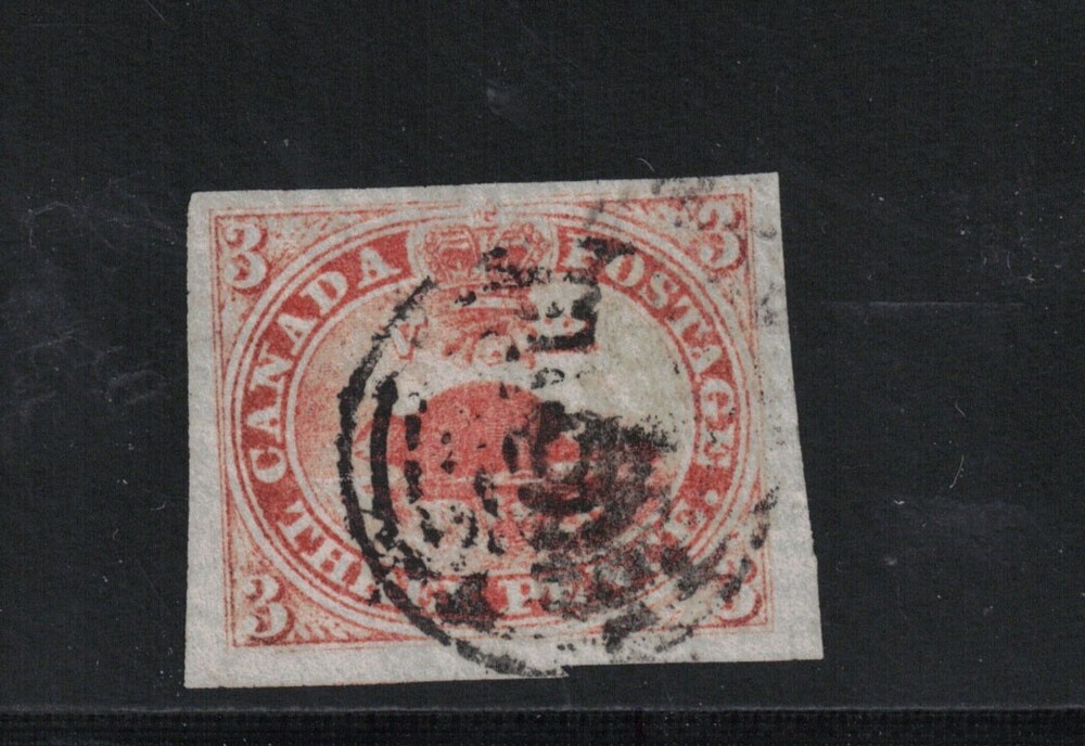 Canada #1 Extra Fine Used Huge Margin Gem **With Certificate**