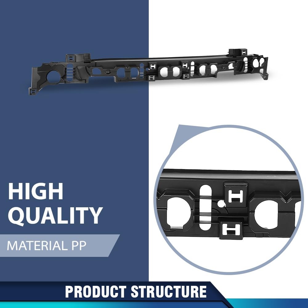 Front Bumper Impact Absorber for Explorer 2018 2019 Black