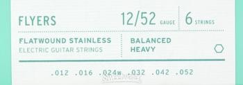Stringjoy Flyers Electric Guitar Strings - .012-.052, Heavy