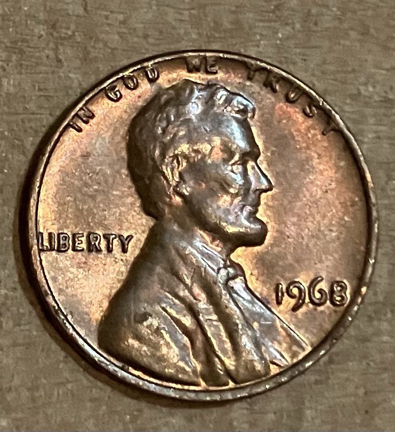 1968 No Mint One Cent