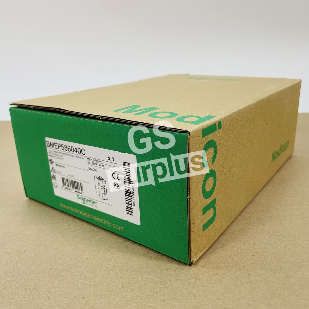 SCHNEIDER ELECTRIC BMEP586040C Modicon M580 Processor Level 6 (New Surplus)