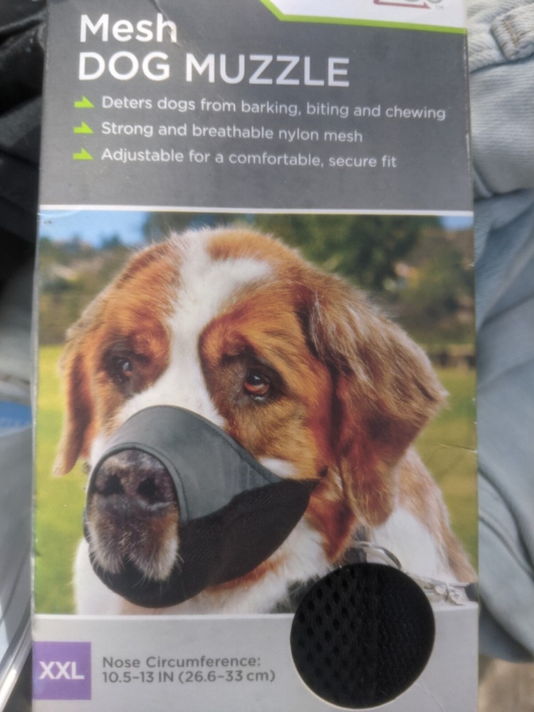 dog muzzle large
