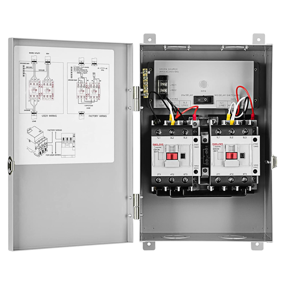 RV Transfer Switch, Automatic Transfer Switch 50 Amp Applied to RV, Speedboats,