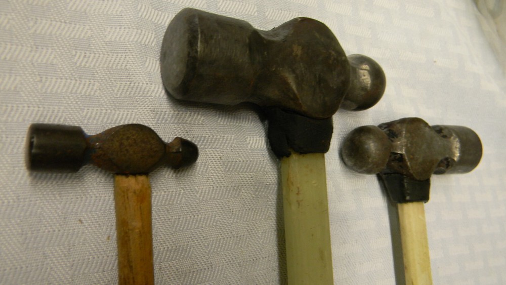 EASCO 3PC BALL PEEN HAMMER LOT