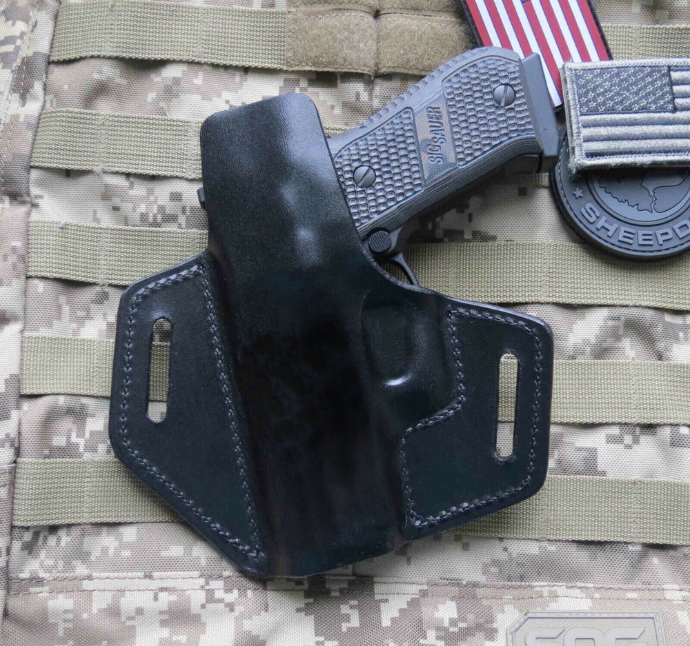 Leather Holster for Sig Sauer M11-A1, Without Rail, Forward Cant, US Made
