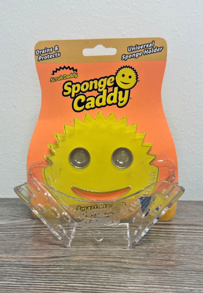 Scrub Daddy Scrub Caddy Self Draining Sponge Holder Suction Cup