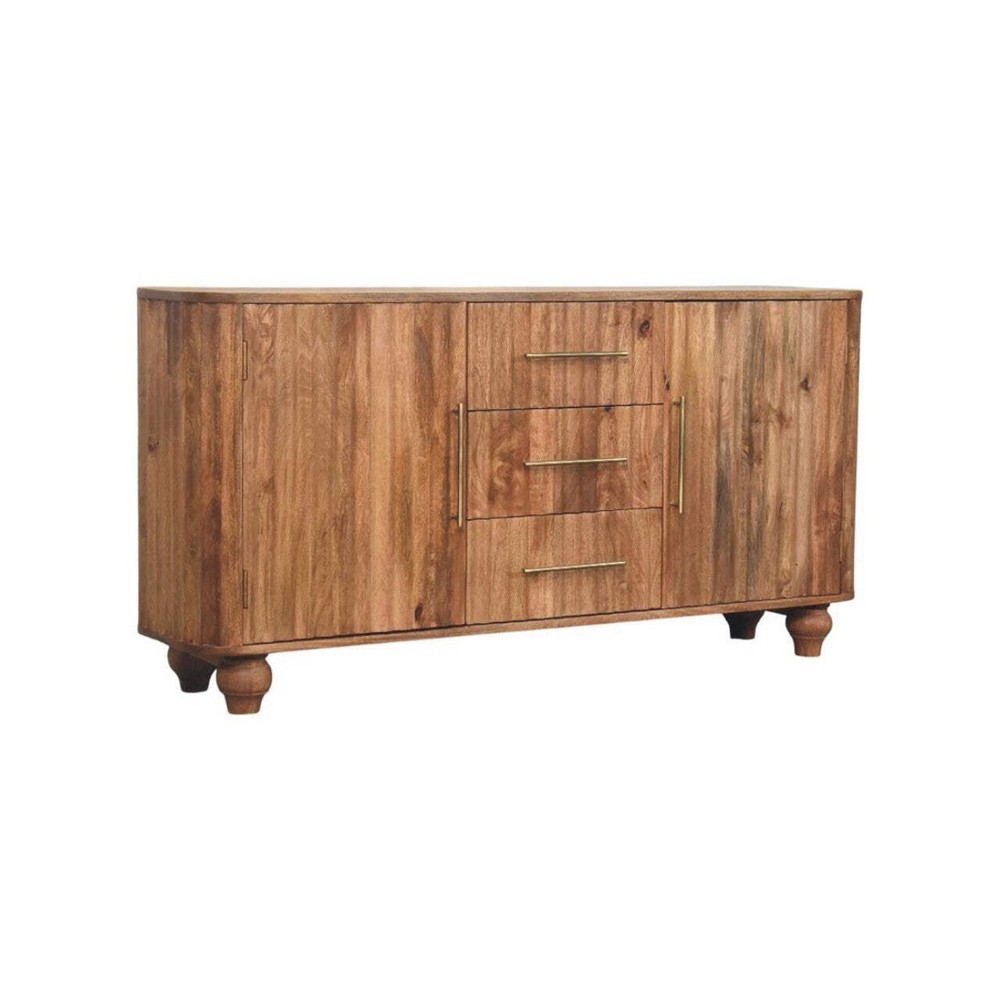 Montara Handmade Solid Wood Sideboard with 2-Doors, 3-Drawers