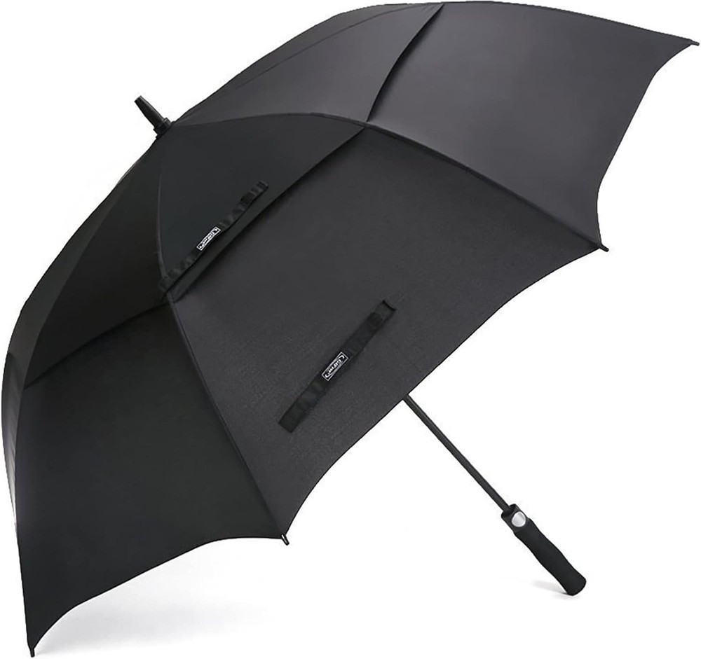 G4Free 68 Inch Automatic Open Golf Umbrella Oversize Extra Large Double Canopy V
