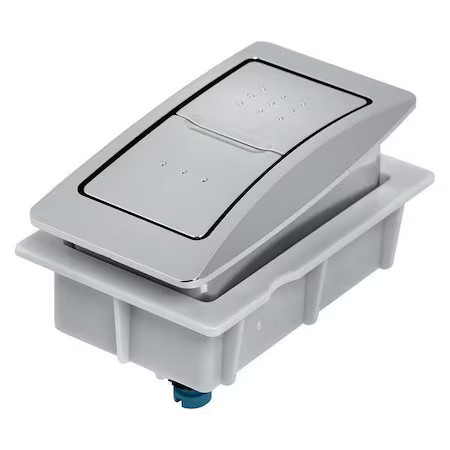 American Standard 7381092-200.0020A Rectangle Push Button, Plastic/Metal