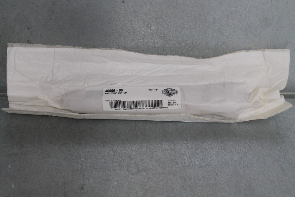 New Genuine Harley Davidson Pipe Comp, Bottom 46606-06