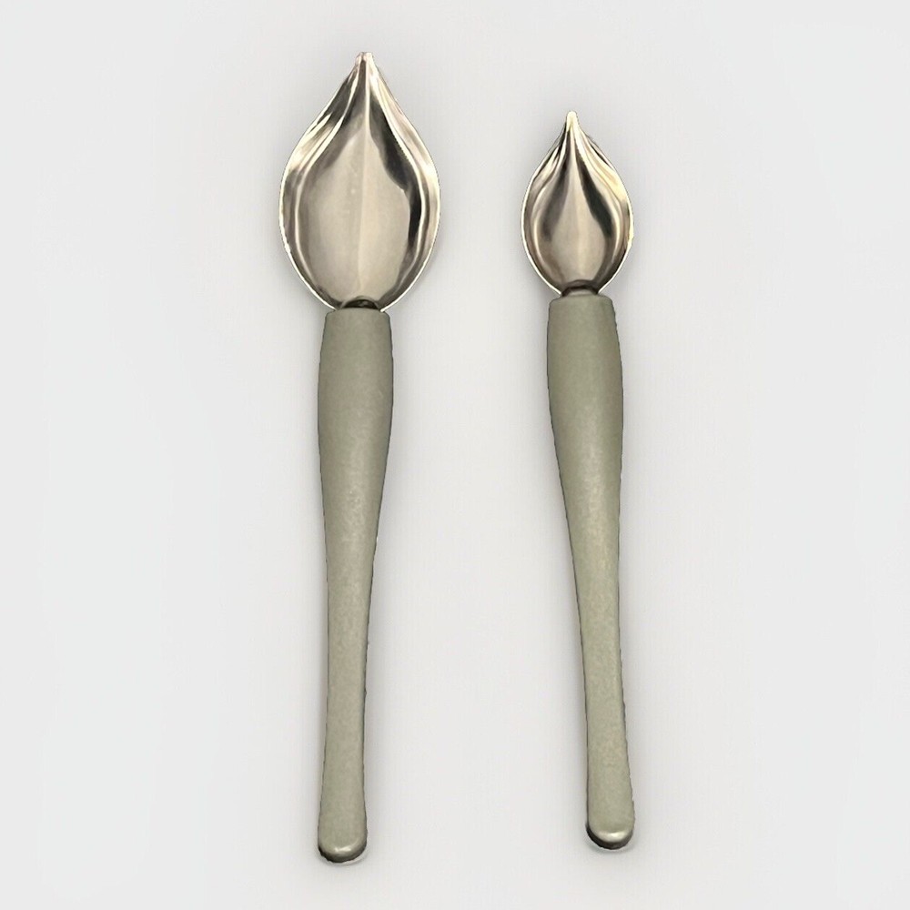 2 Pieces Culinary Drawing Decorating Spoon Set, Drizzle Spoons,