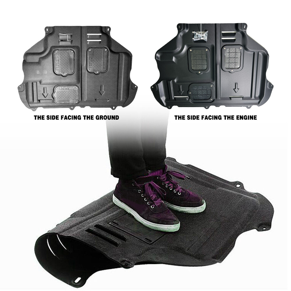 Engine Splash Shield For Ford Focus 2012-2018 Auto Under Guards Mudguard Black