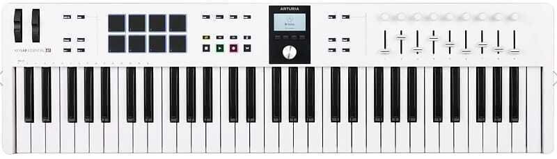 Arturia KeyLab Essential 61 MkIII MIDI Controller White