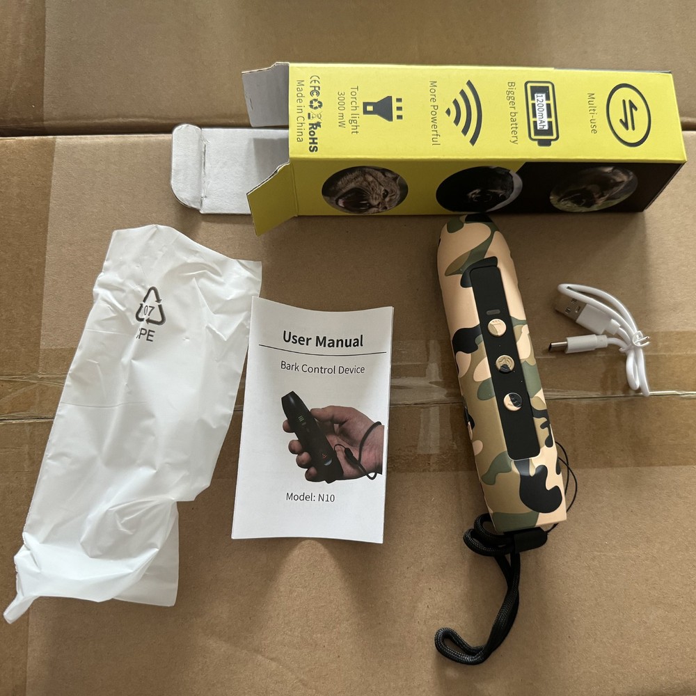 Upgrade Ultrasonic Dog Repeller For Training With LED Indicator VRGN