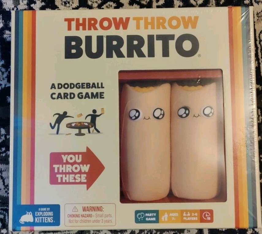 Throw Throw Burrito A Dodgeball Card Game by Exploding Kittens New