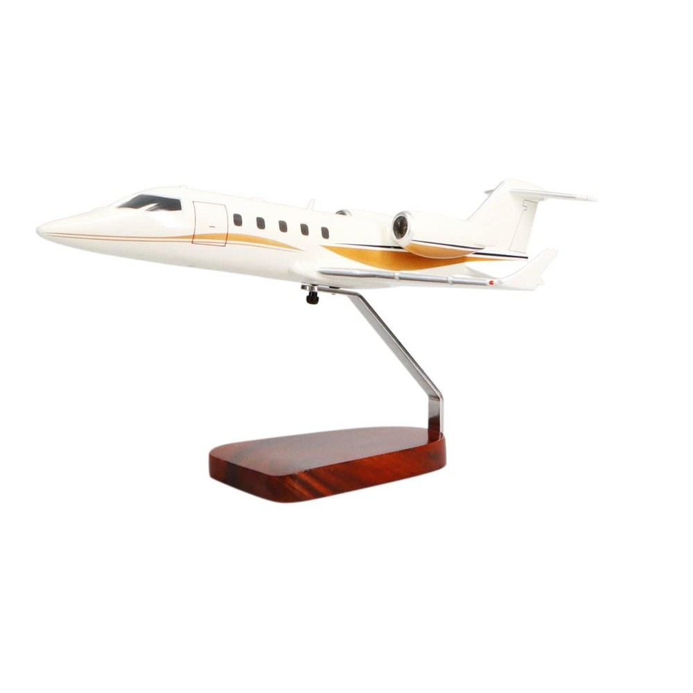 NEW Learjet 31 Large Mahogany Model