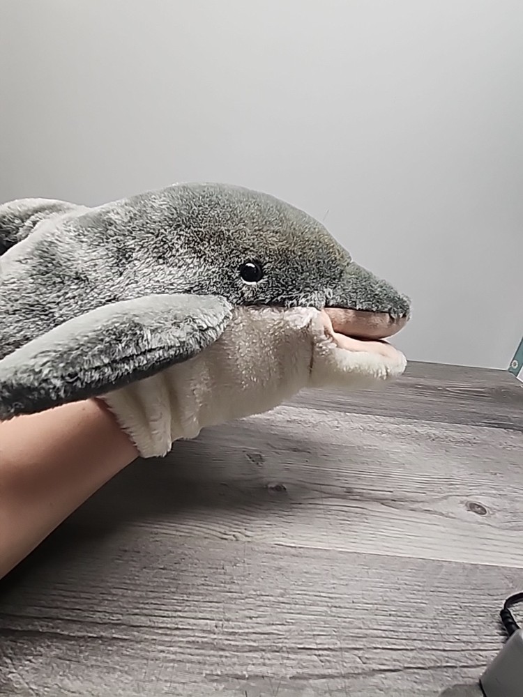 19" Dolphin Discovery Hand Puppet Plush