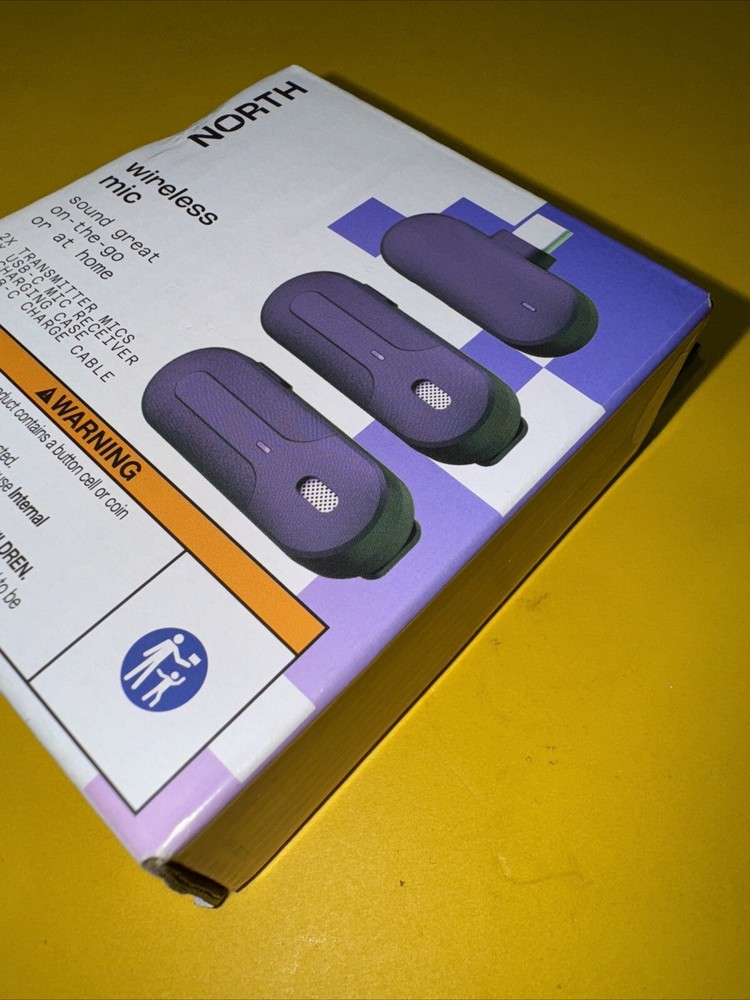 NORTH Wireless Microphone with Charger (USB-C)