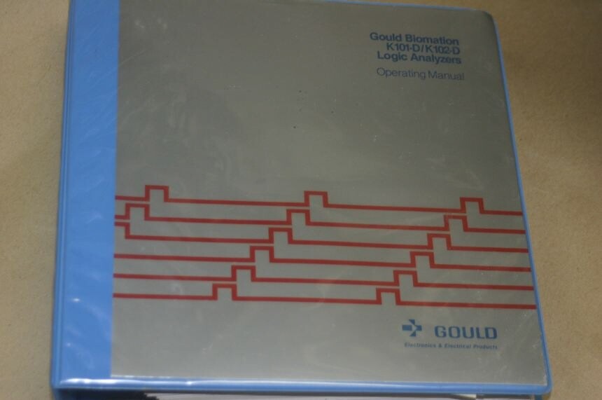 Gould K102-D K101 Logic analyzer  Instruction Operating Guide Manual