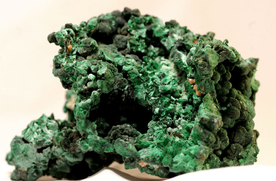 #0118 Malachite - Nice piece - Ball and Hairy Type Malachite!
