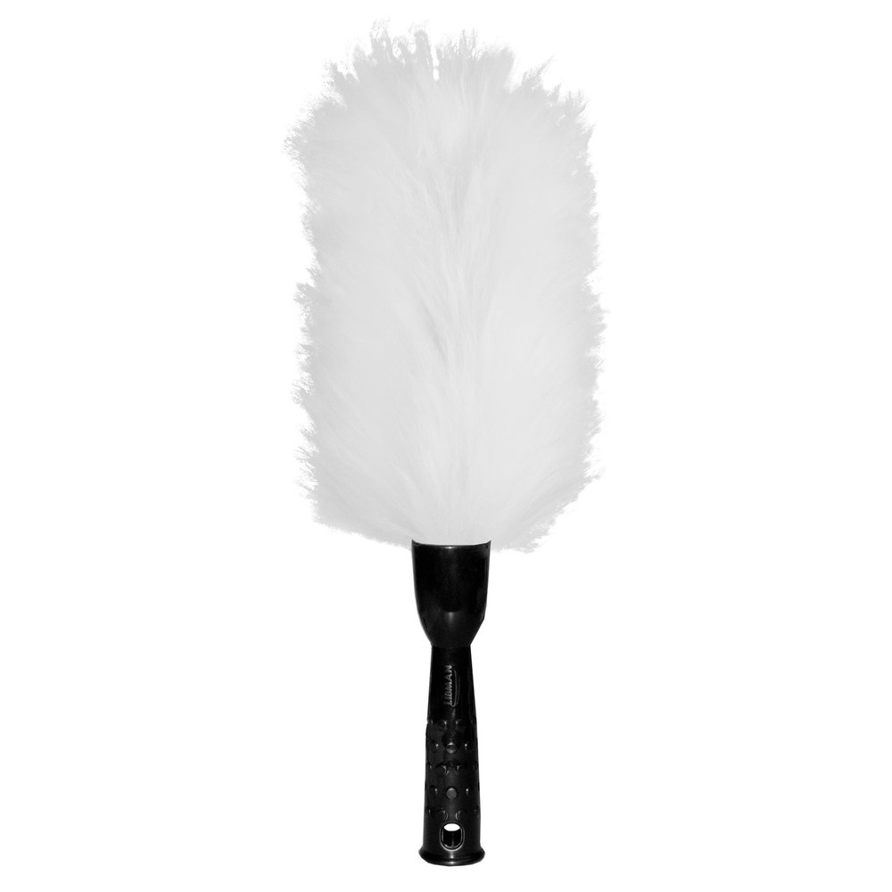 Natural Lambs Wool Duster Wand W/ Standard Extension Threaded Handle