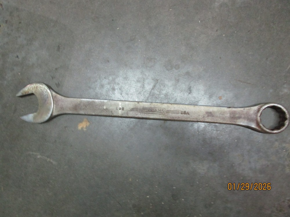 Williams 2-1/8" USA Combination Wrench Model 1192