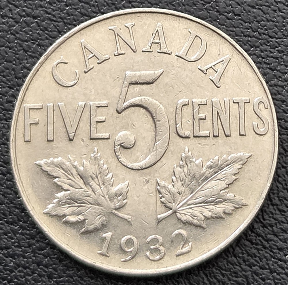 1932 Canada 5-Cent Nickel ***EF Condition***