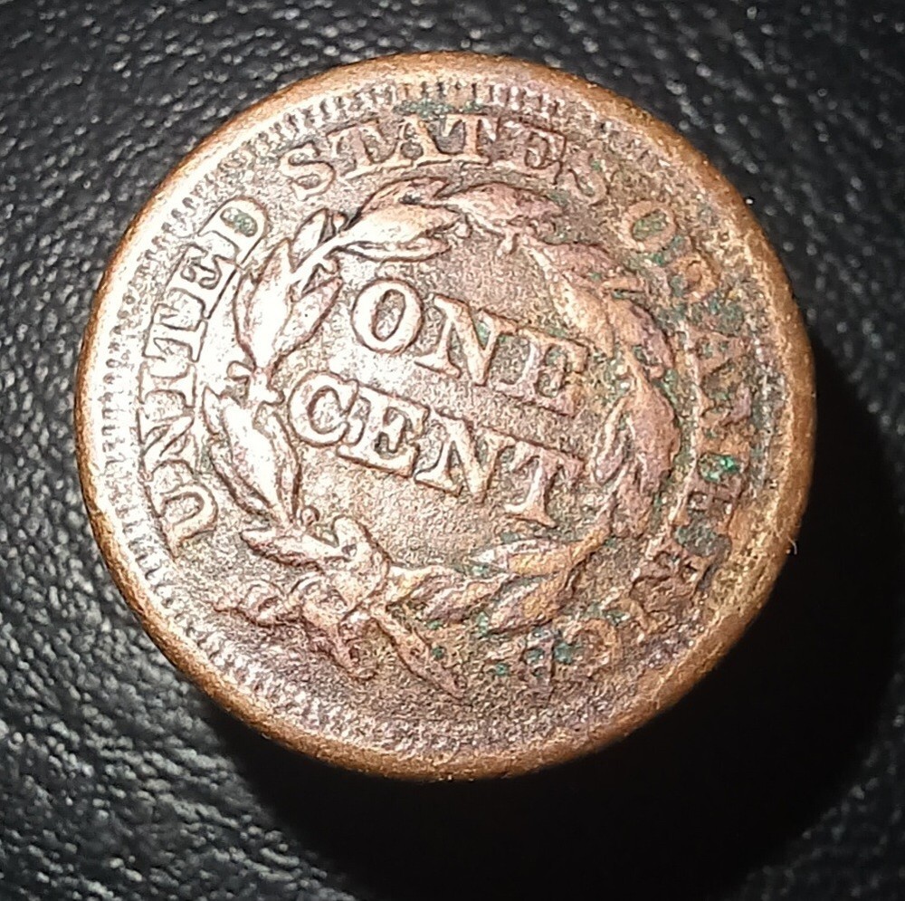 1851 Braided Hair Large Cent