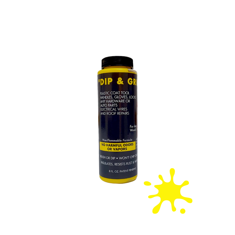 Dip and Grip Rubberized Plastic Coating (Yellow) 8 fl. oz