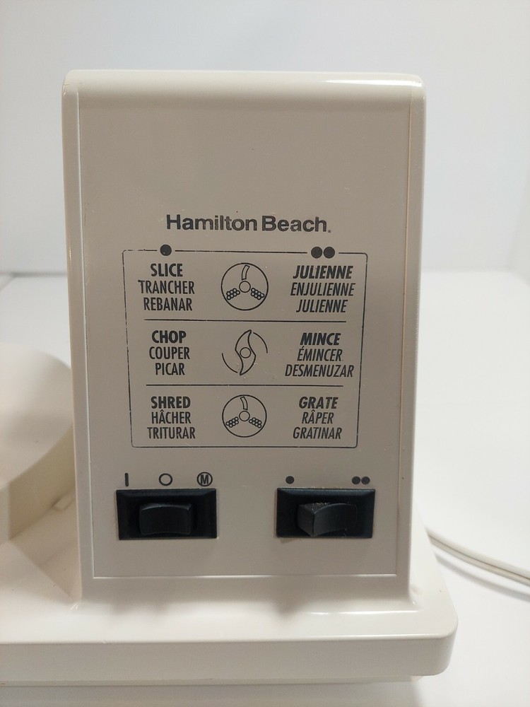 Hamilton Beach Dual Speed Food Processor 702-R Replacement Motor Base White