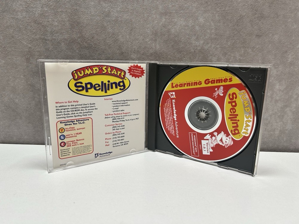 Jump Start Spelling PC Game