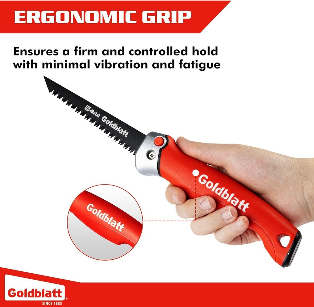 Durable Folding Drywall Saw with 5-Inch Blade for Home Improvement Projects