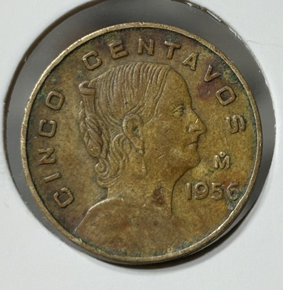 1956 Mexico 5 Centavos Five
