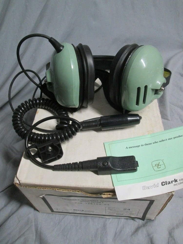David Clark Headset without microphone Model H7061