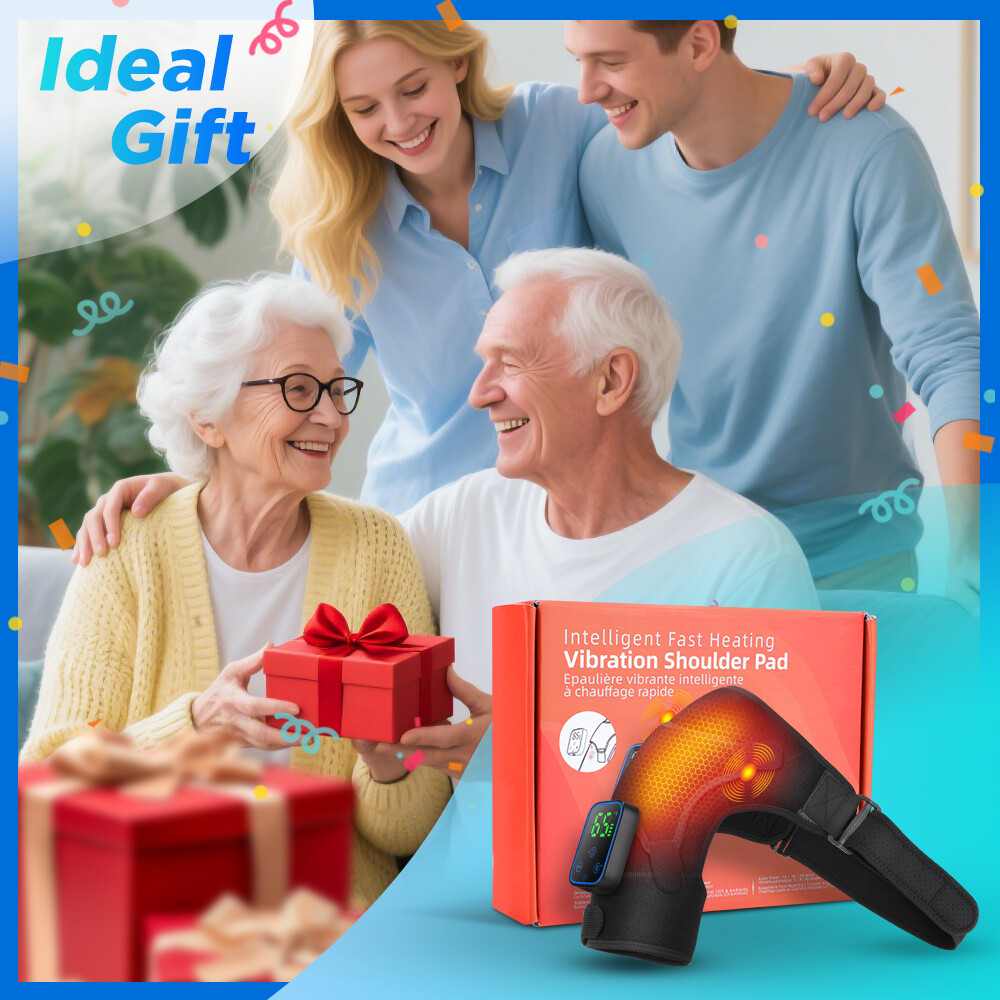 APP Control Shoulder Massager Graphene Heating Shoulder Brace with Vibration