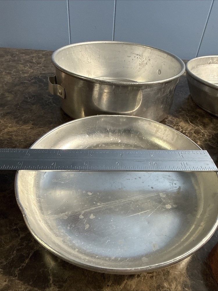 Backpacker Metal Mess Kit Taiwan Handle Pans Cups Bundle Camping Aluminum