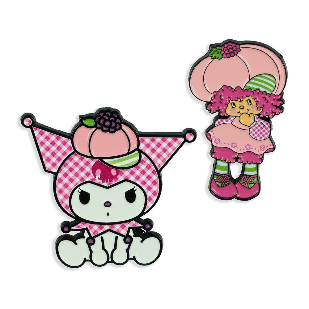 Hello Kitty X Kuromi Enamel Lapel Pin 2-Pack Set
