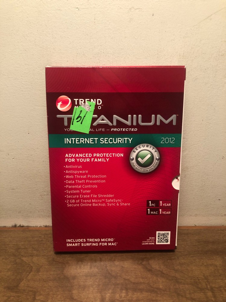 Trend Micro Titanium Internet Security 2012 for PC Mac
