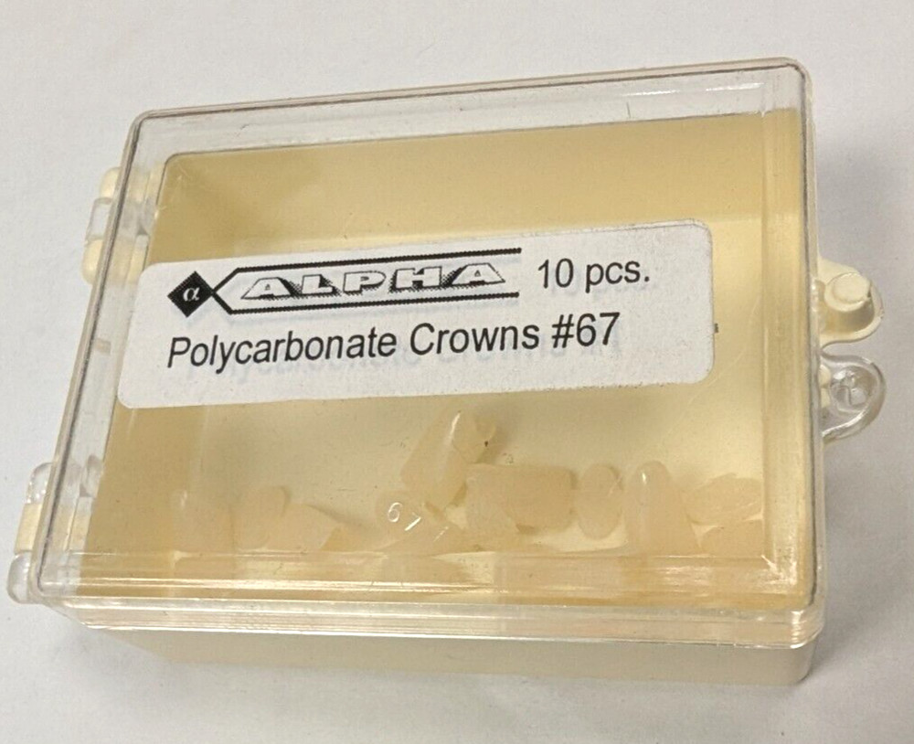 Polycarbonate Crowns 10 pcs/Pk #67