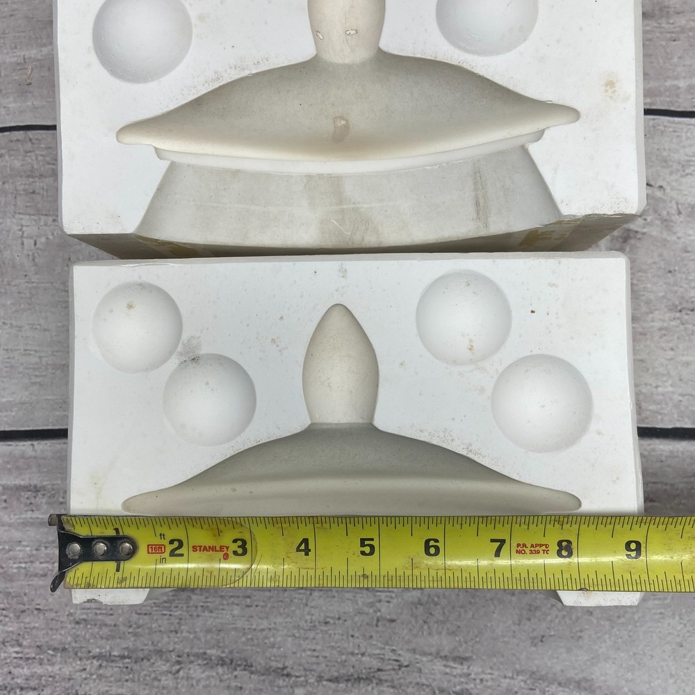 Nu-Trend Ceramic Casting Mold Corner Canister Lid #124