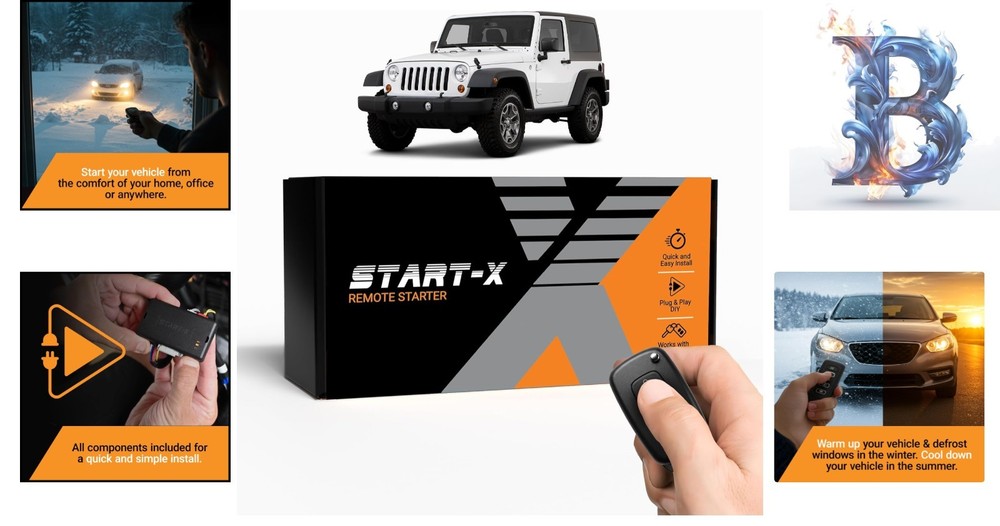 Advanced Remote Start Solution for Wrangler JK 2007-2018 | Key Fob Compatibility