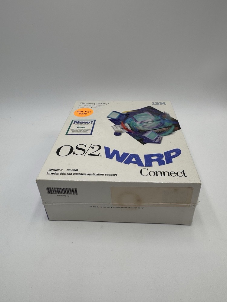 IBM OS/2 Warp Connect Version 3 CD-Rom Vintage Computer Software (NOS)