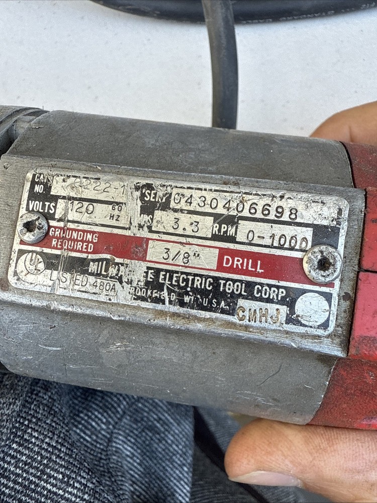Milwaukee Heavy Duty 3/8”