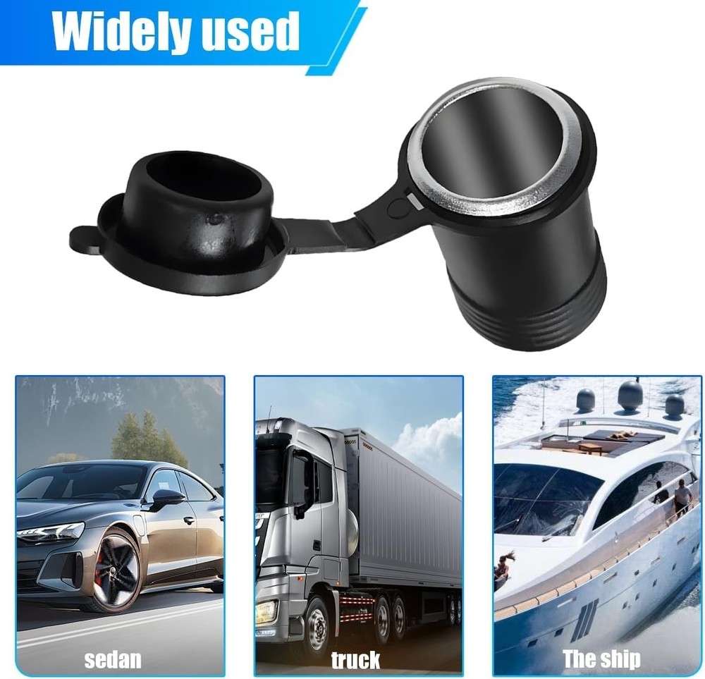 Dustproof Cigarette Lighter Adapter Socket Cap with Protective Sleeves, Unive...