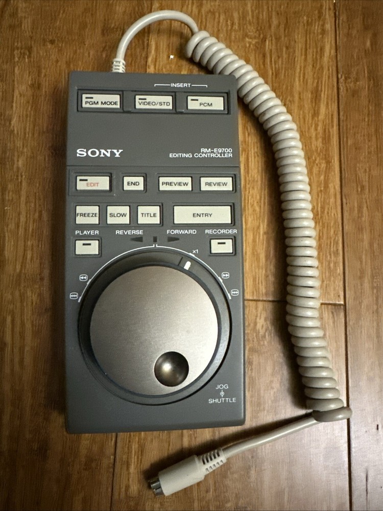 SONY EDITING CONTROLLER REMOTE Model No. RM-E9700 Used
