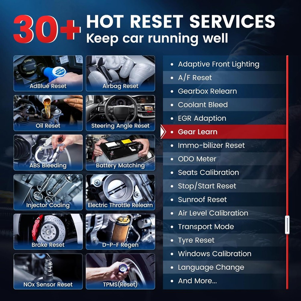 ANCEL DS160 Bidirectional OBD2 Scanner Auto Car Diagnostic Scan Tool ECU Coding