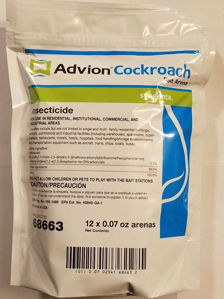 Advion 68663 Arena Cockroach Bait - 12 Count